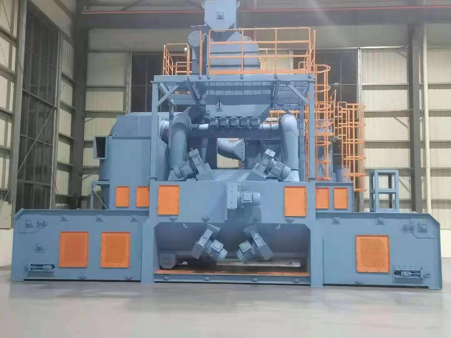 鋁壓鑄網(wǎng)帶式拋丸機(jī)