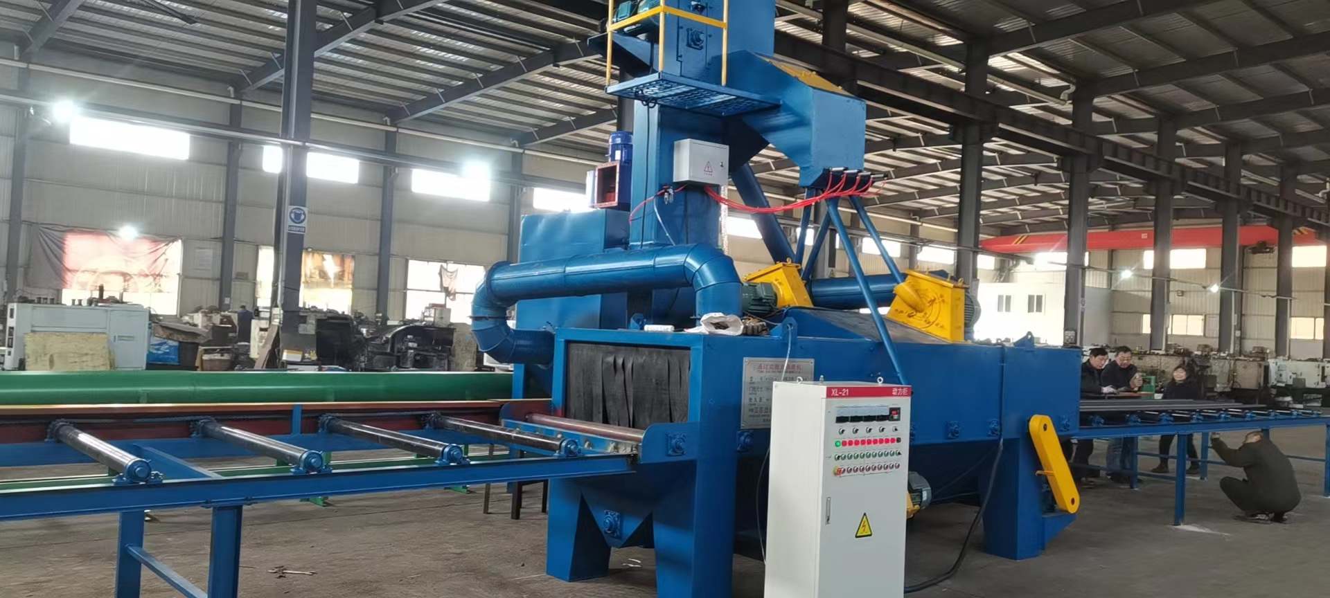 無地坑型材通過式拋丸機(jī)